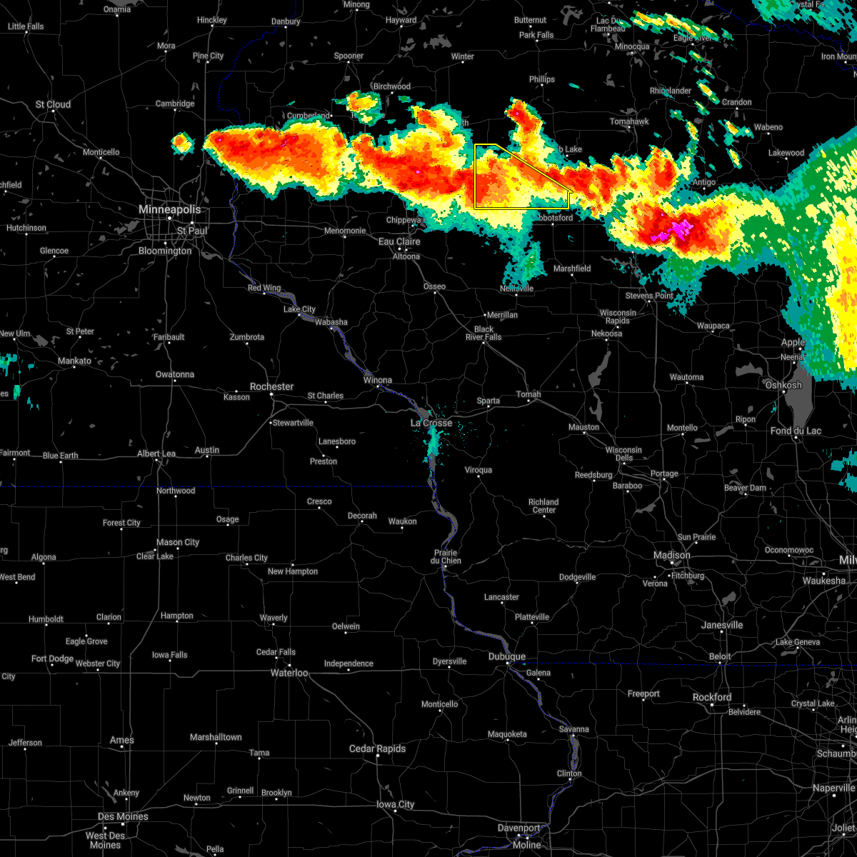 Interactive Hail Maps Hail Map for Jump River, WI