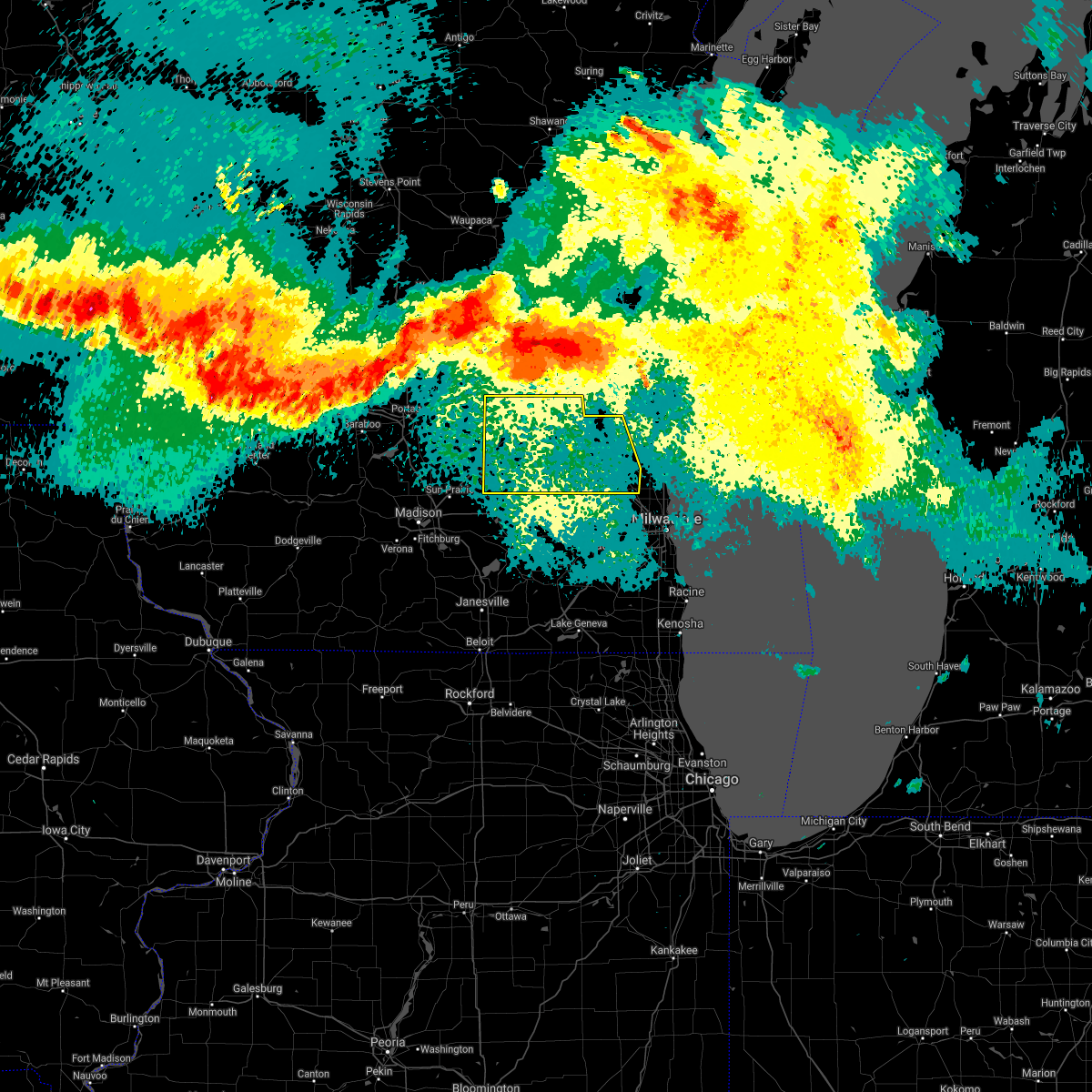 Interactive Hail Maps Hail Map for Jackson, WI