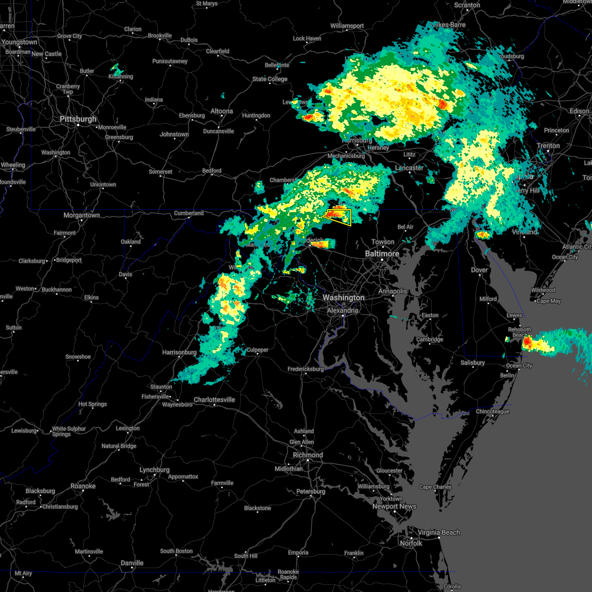 Interactive Hail Maps Hail Map for Taneytown, MD