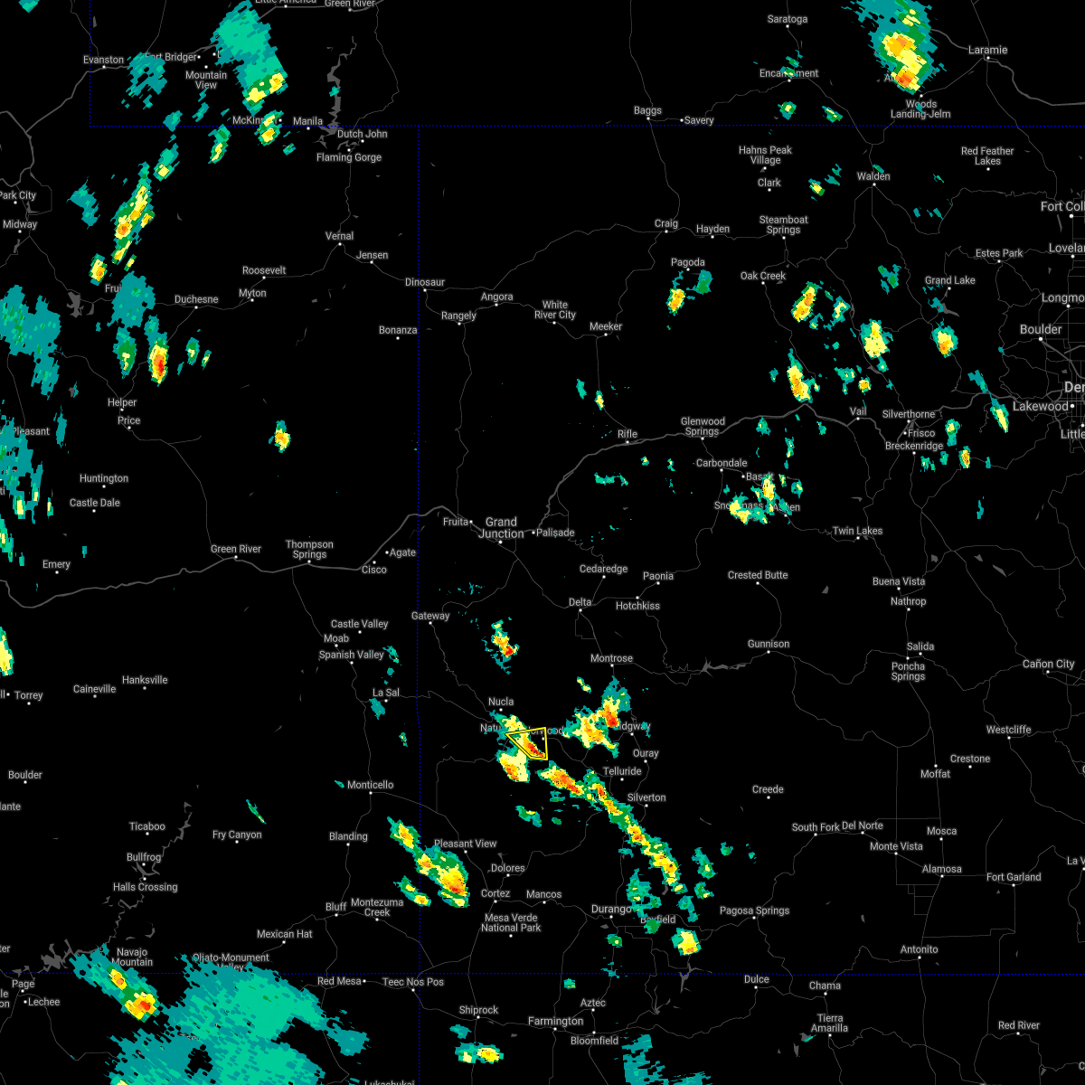 Interactive Hail Maps Hail Map for Norwood, CO