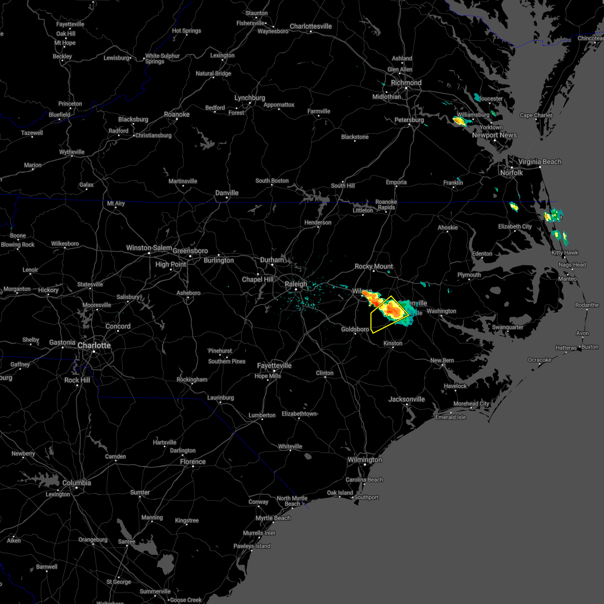 Interactive Hail Maps Hail Map for Bell Arthur, NC