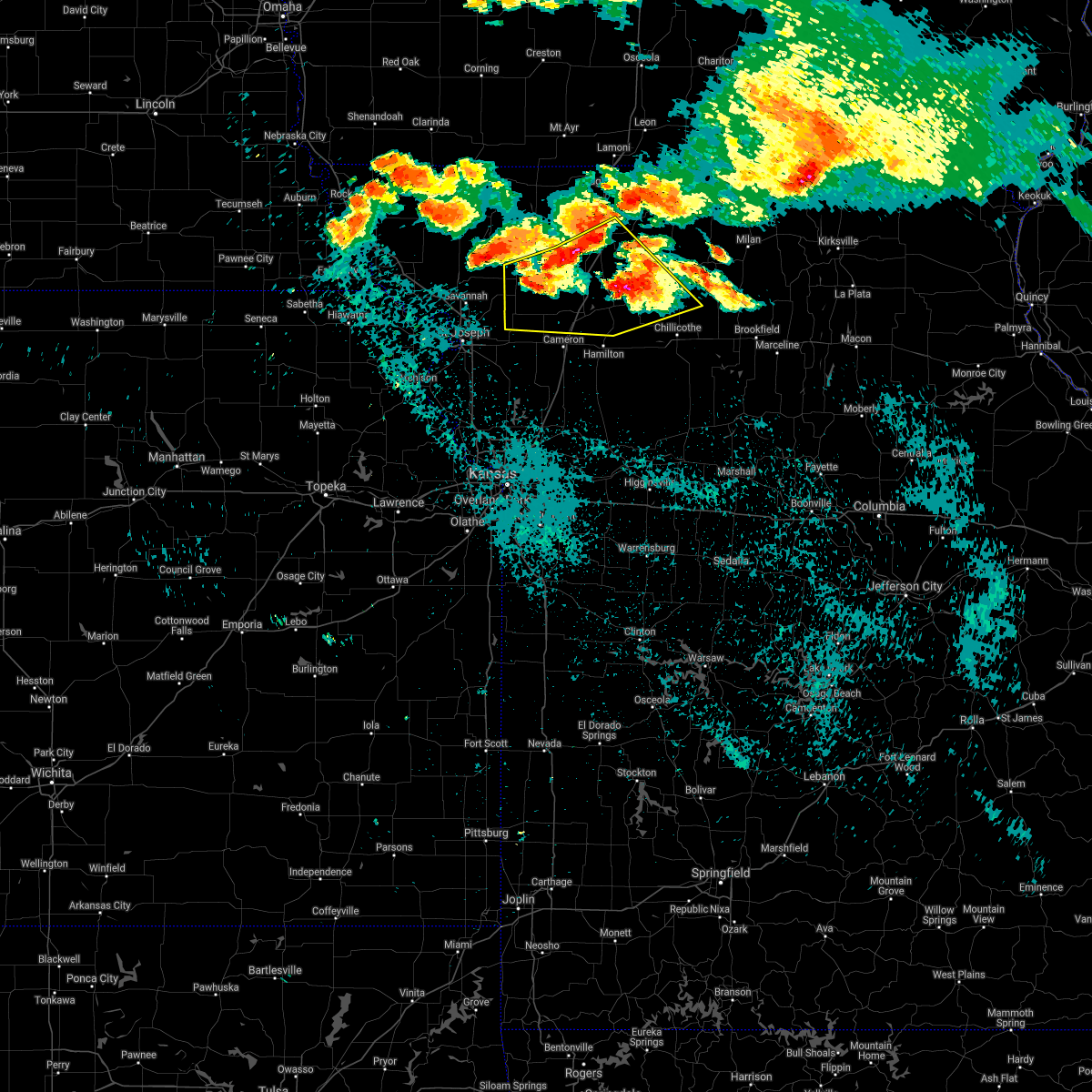 Interactive Hail Maps Hail Map for Chula, MO