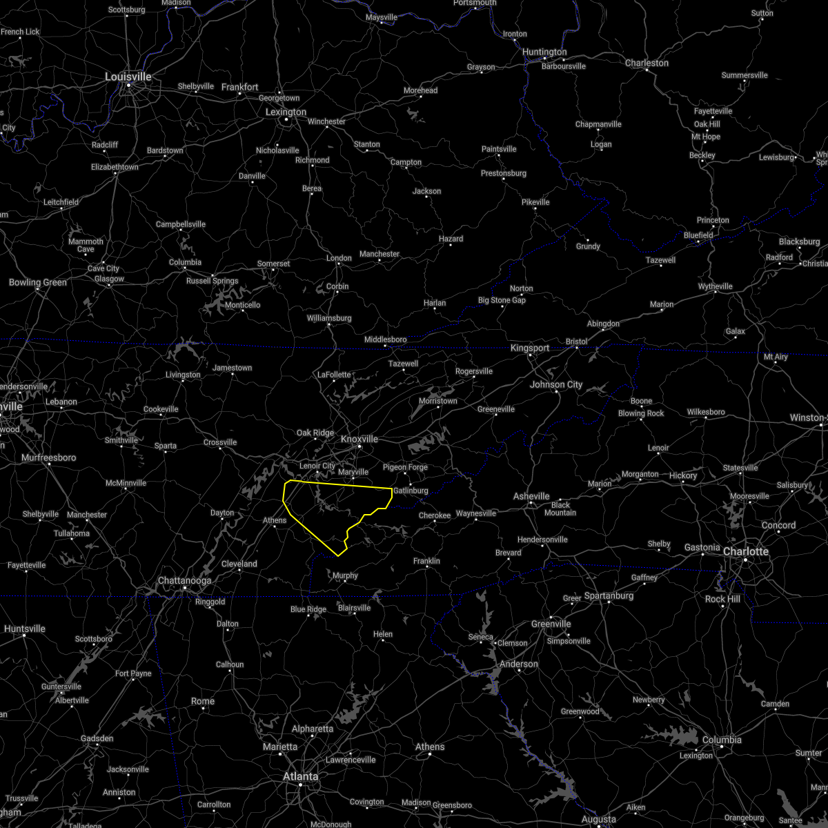 Interactive Hail Maps Hail Map for Greenback, TN
