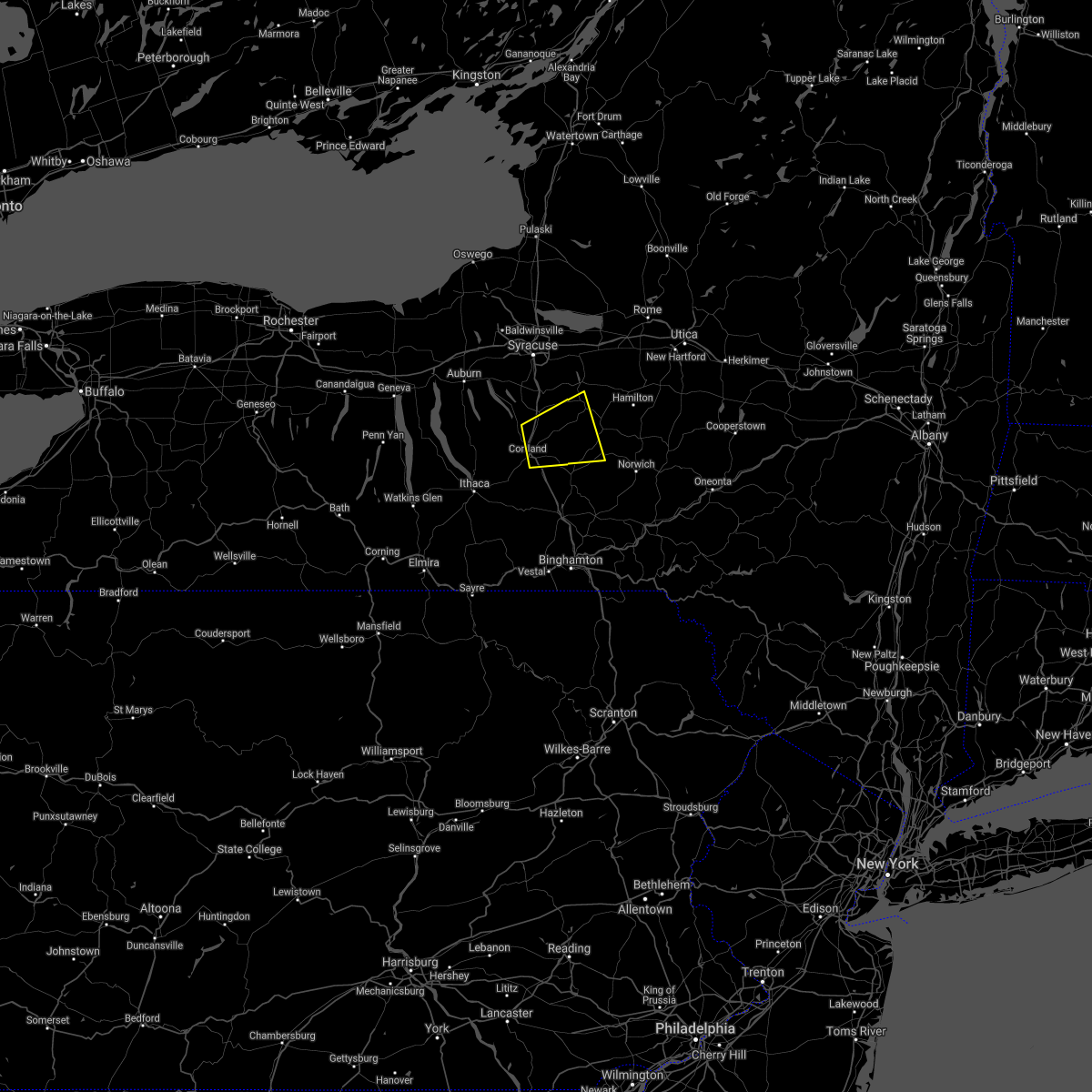 Interactive Hail Maps Hail Map for McGraw, NY