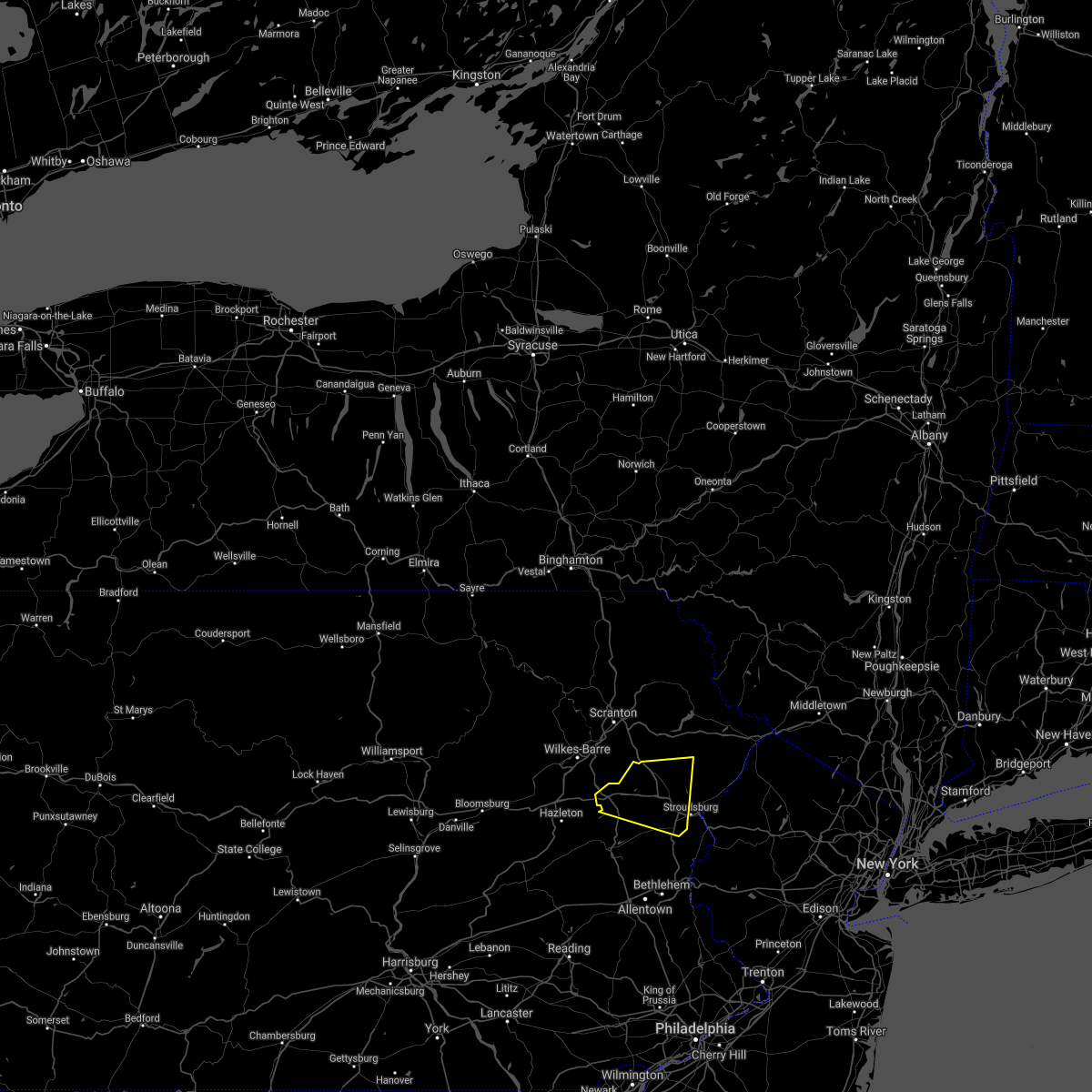 Interactive Hail Maps Hail Map for Albrightsville, PA