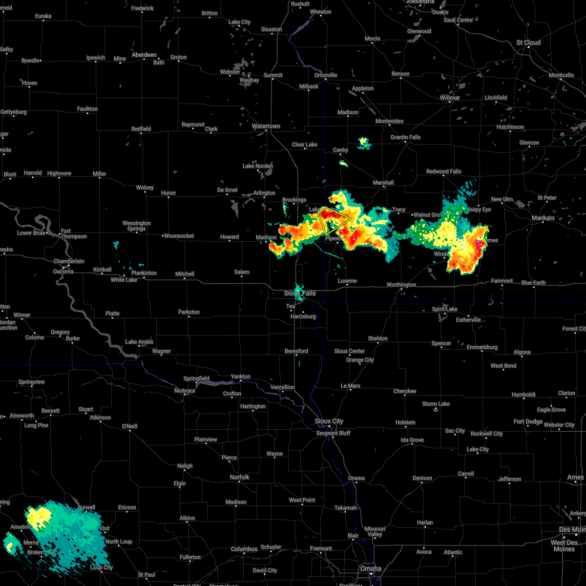 Interactive Hail Maps Hail Map for Elkton, SD