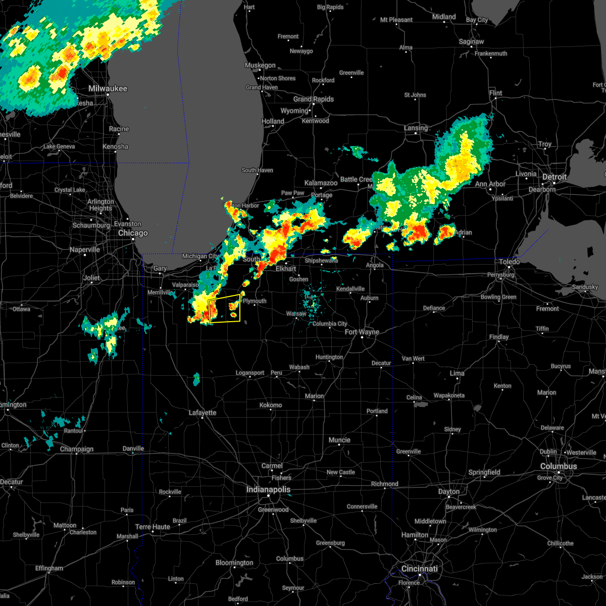 Interactive Hail Maps Hail Map for Knox, IN