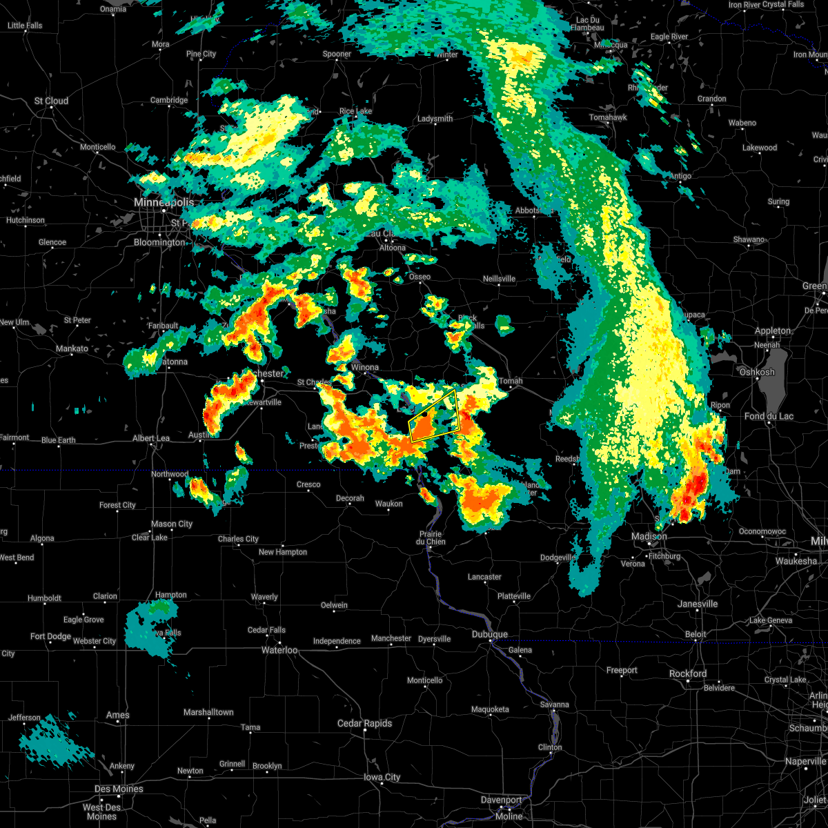 Interactive Hail Maps Hail Map for West Salem, WI