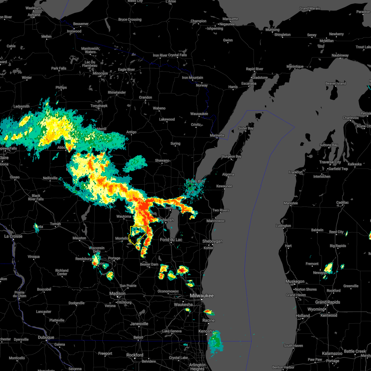Interactive Hail Maps Hail Map for Princeton, WI