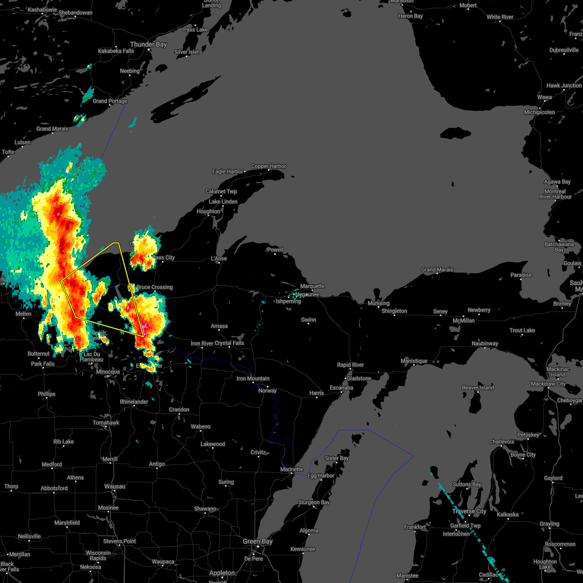 Interactive Hail Maps Hail Map for Bessemer, MI