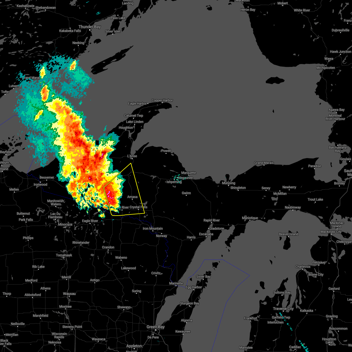 Interactive Hail Maps Hail Map for Iron River, MI