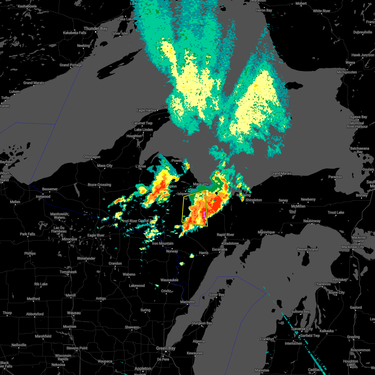 Interactive Hail Maps Hail Map for Palmer, MI