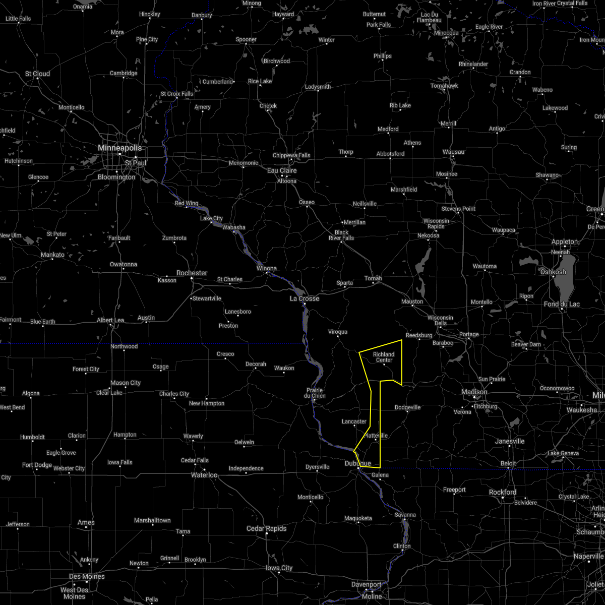 Interactive Hail Maps Hail Map for Muscoda, WI