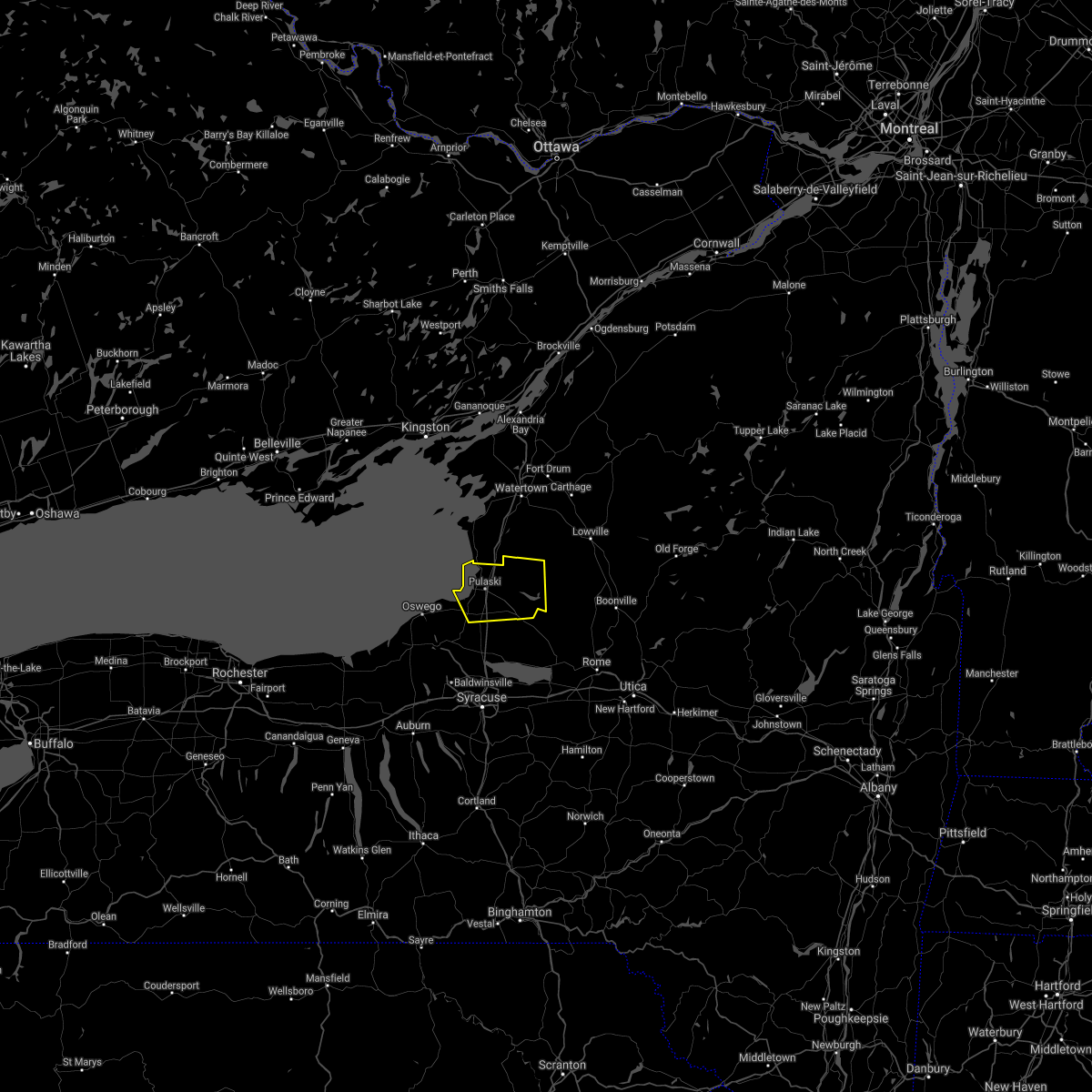 Interactive Hail Maps Hail Map for Pulaski, NY