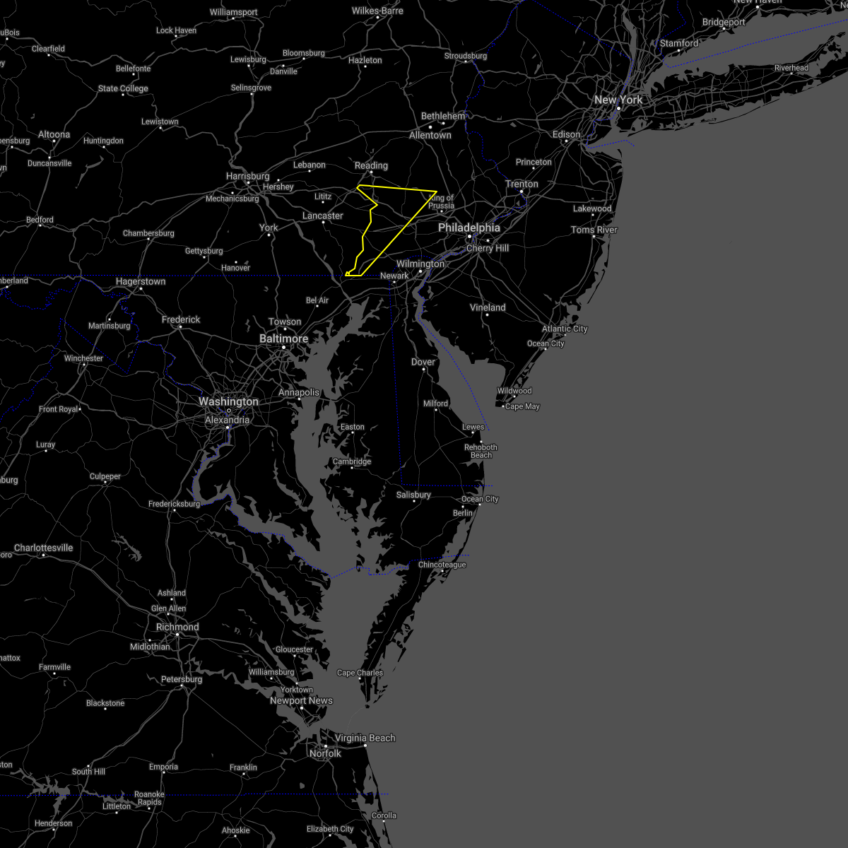 Interactive Hail Maps Hail Map for Cochranville, PA