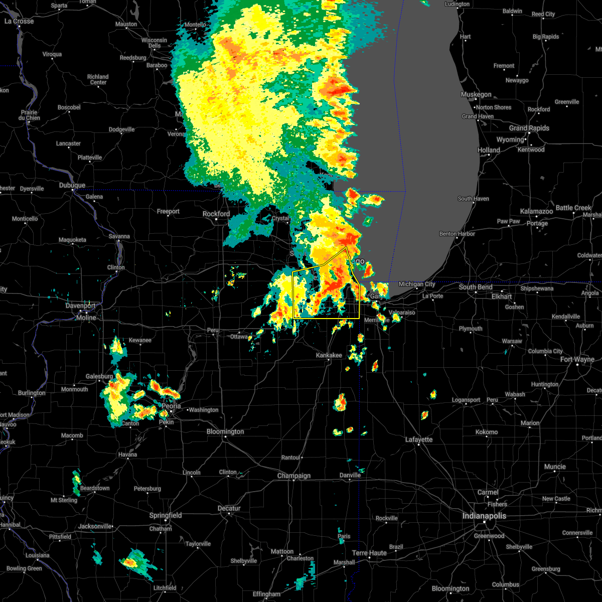 Interactive Hail Maps Hail Map for Chicago, IL