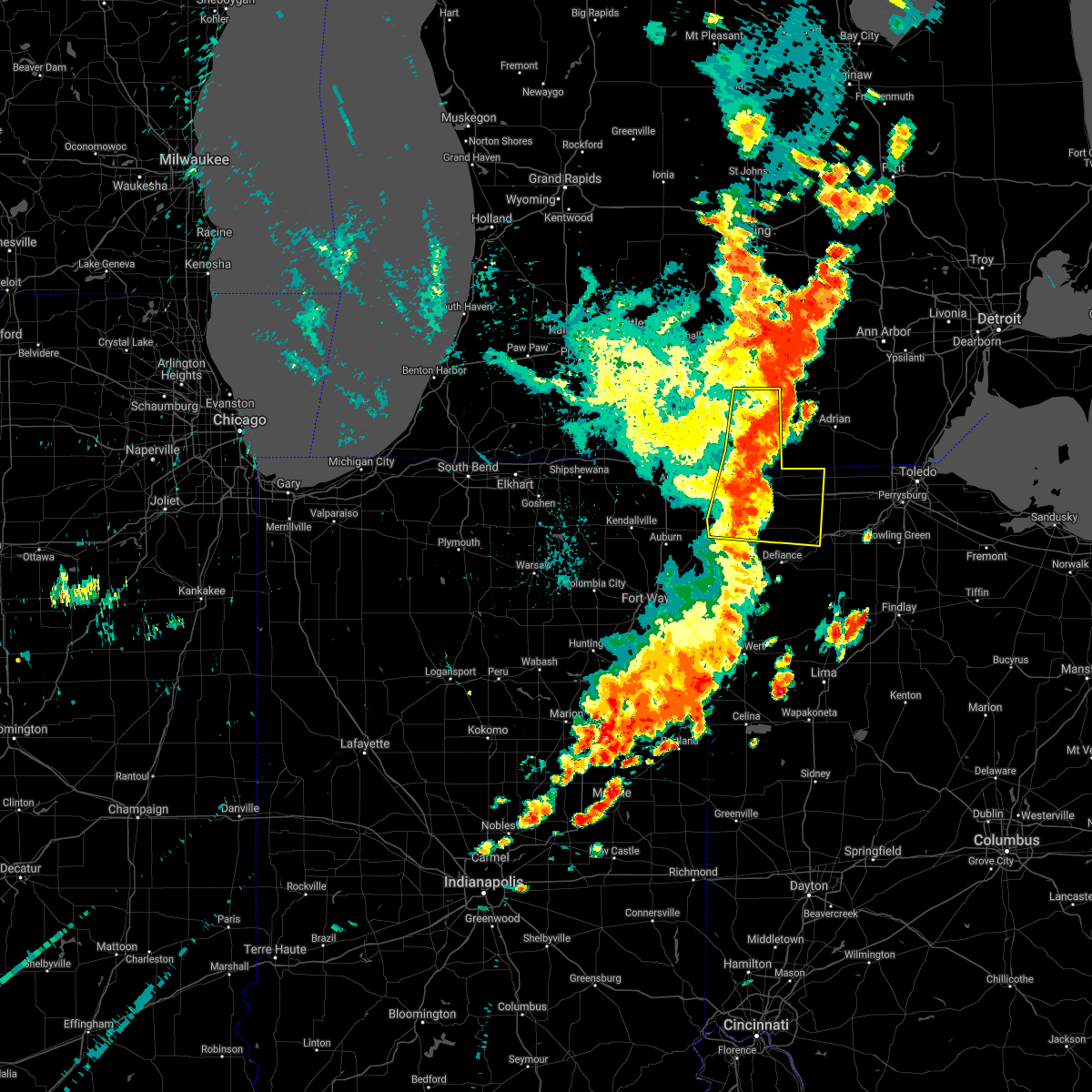 Interactive Hail Maps Hail Map for Napoleon, OH