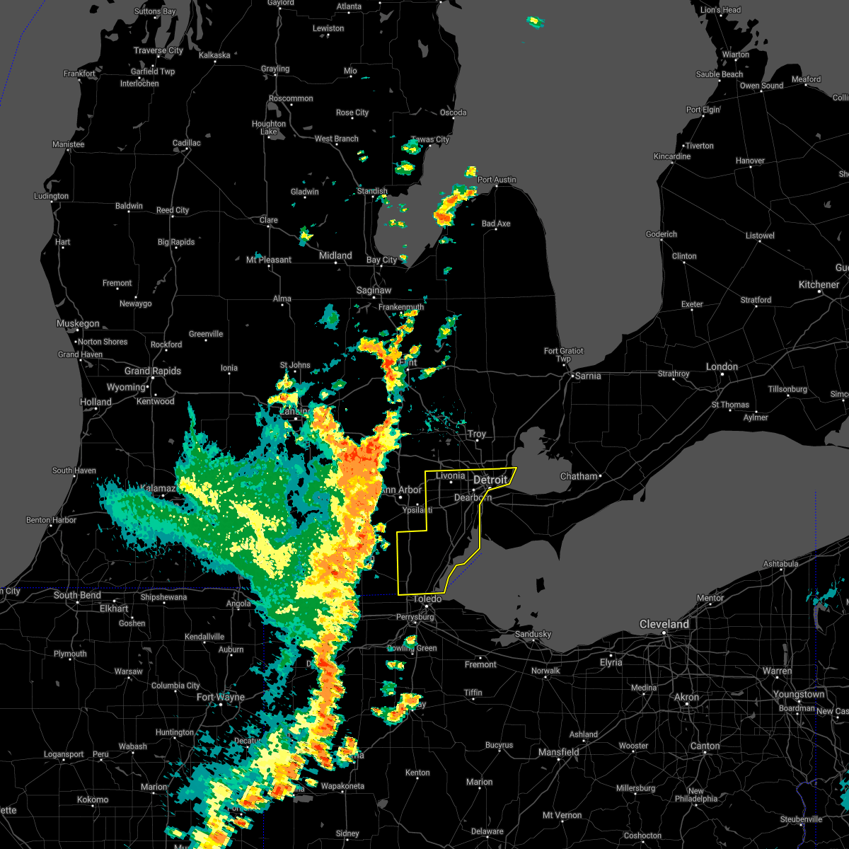 Interactive Hail Maps Hail Map for Temperance, MI