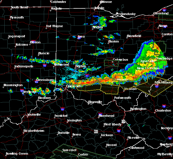 Interactive Hail Maps Hail Map for Blanchester, OH