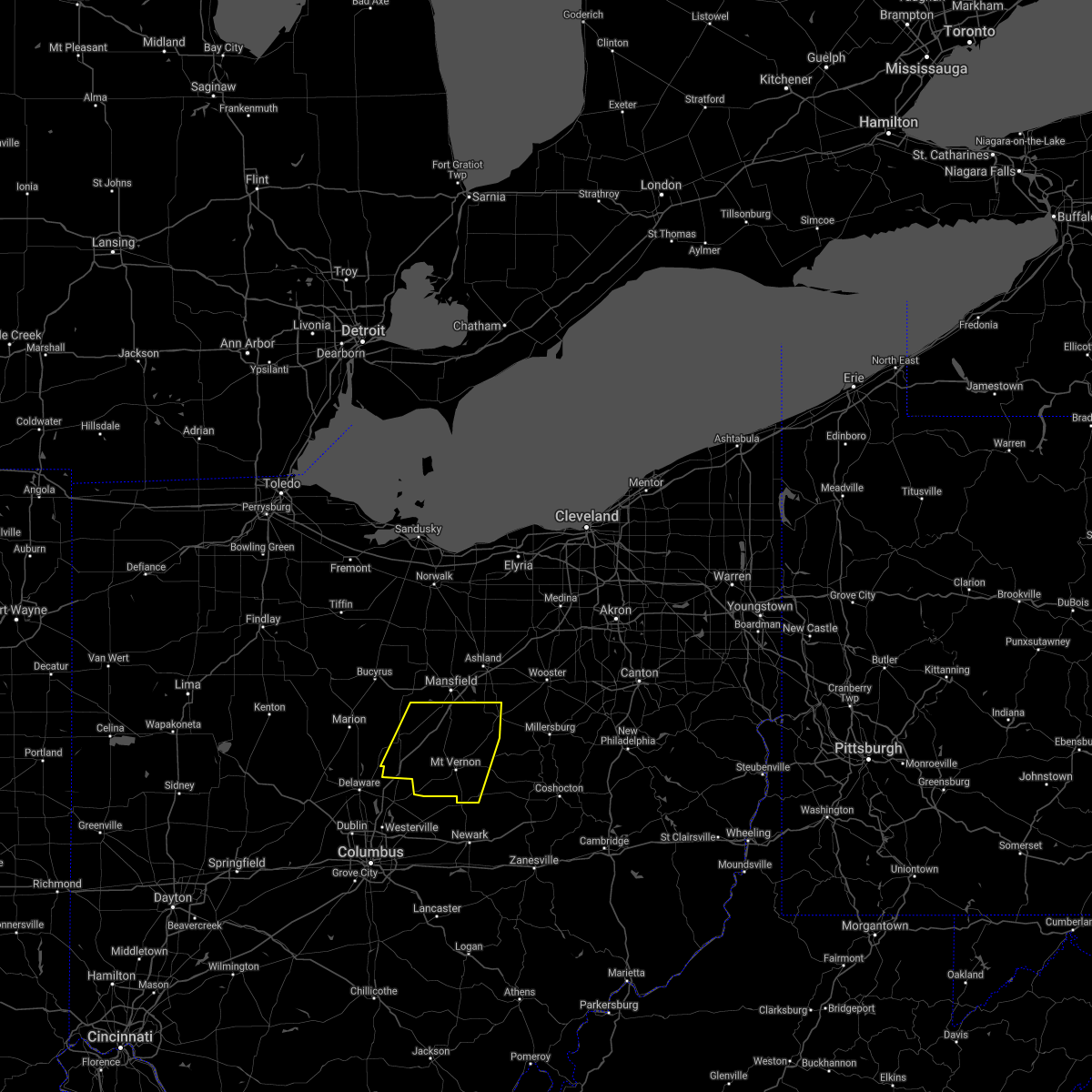Interactive Hail Maps Hail Map for Cardington, OH