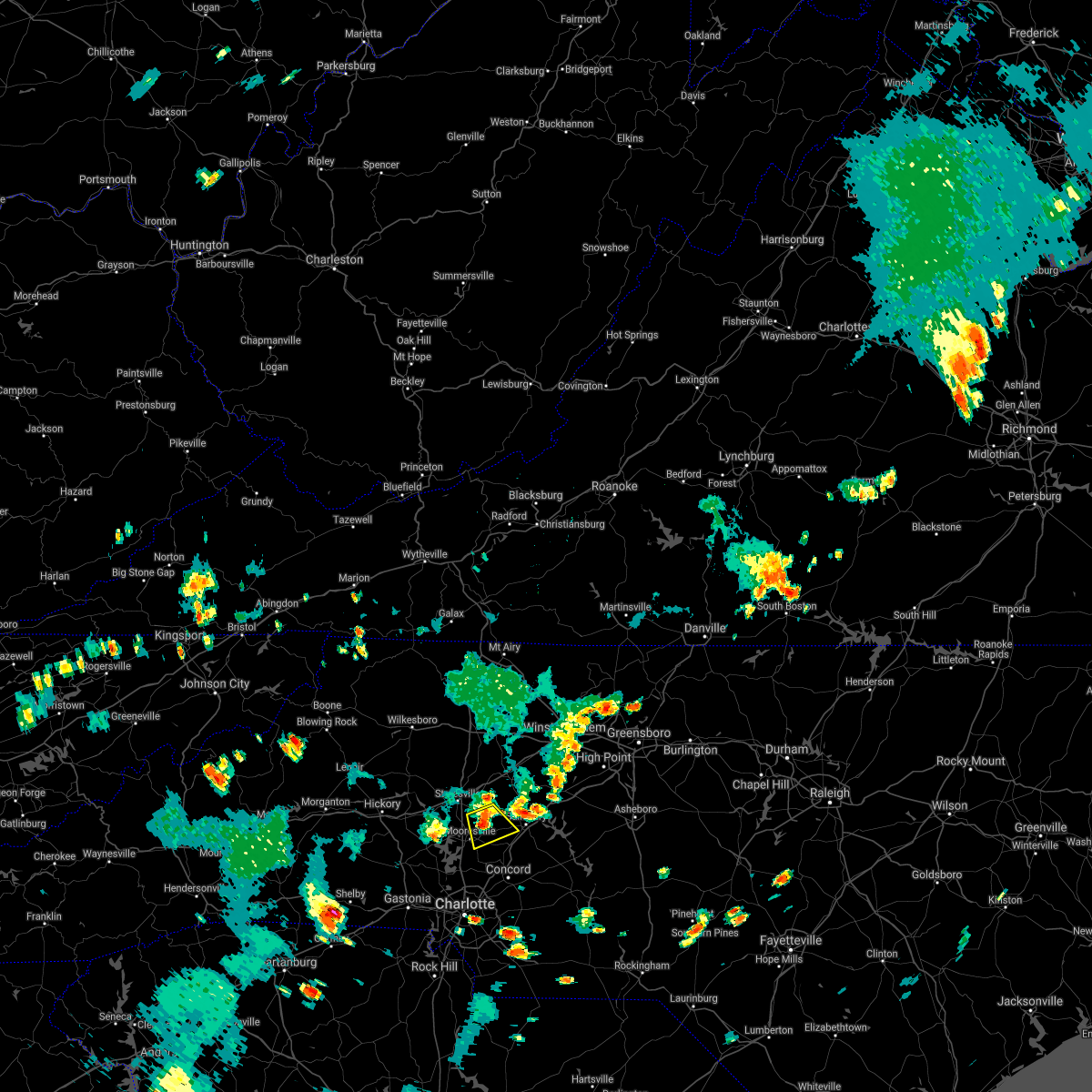 Hail Map for Salisbury, NC Interactive Hail Maps