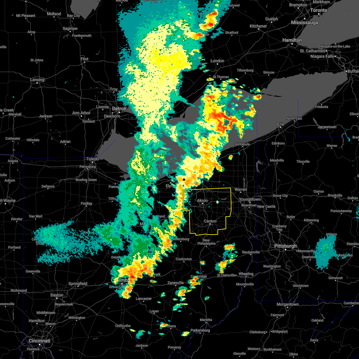 Interactive Hail Maps Hail Map for Canal Fulton, OH