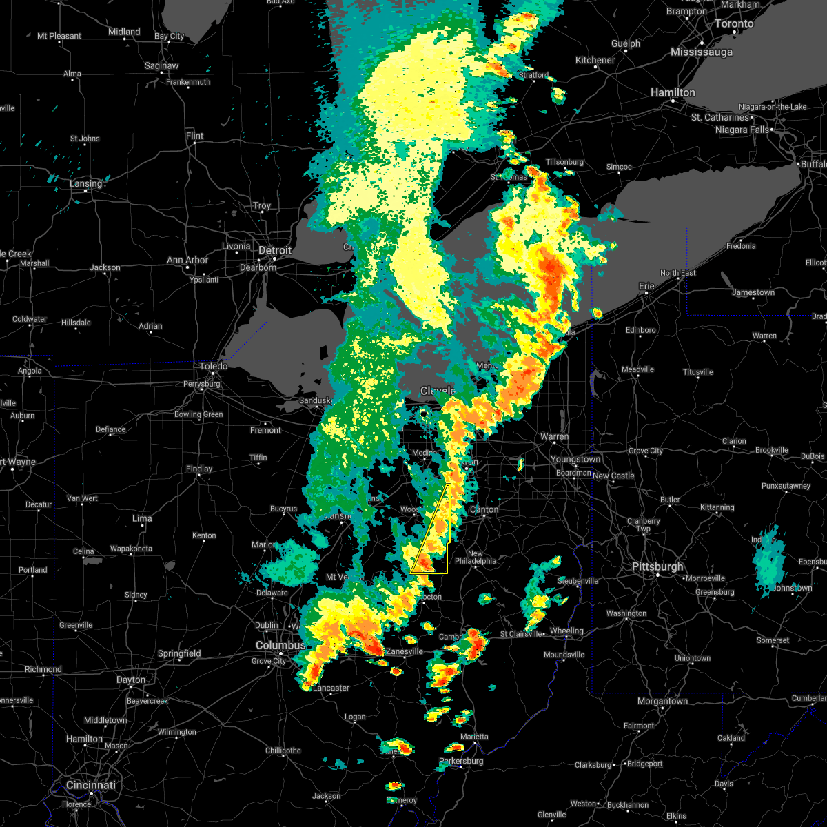 Interactive Hail Maps Hail Map for Marshallville, OH