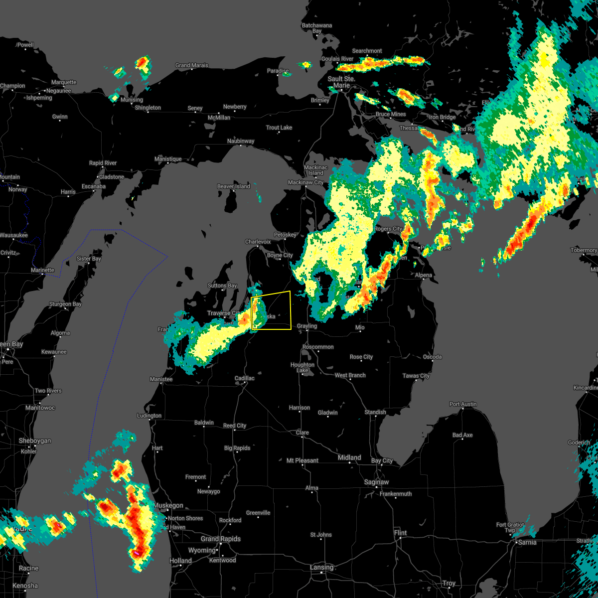 Interactive Hail Maps Hail Map for Alden, MI