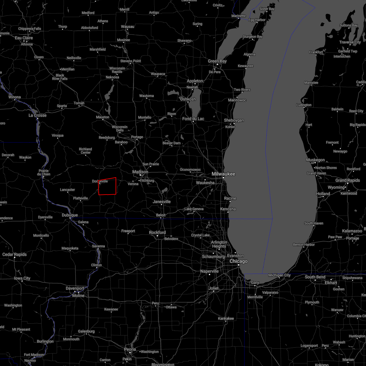 Interactive Hail Maps Hail Map for Barneveld, WI