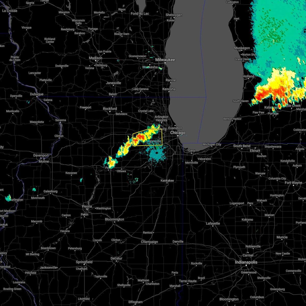 Interactive Hail Maps Hail Map for Addison, IL