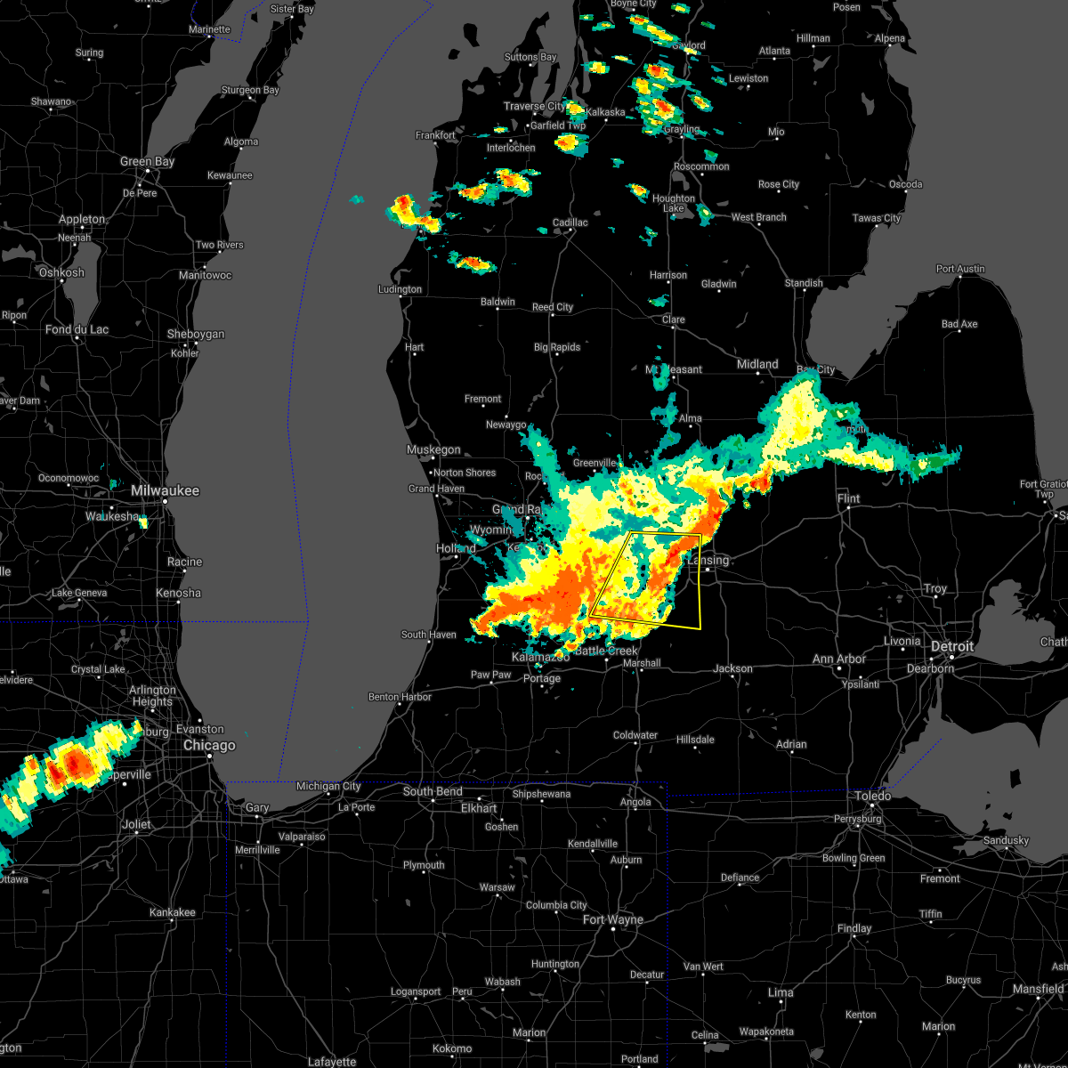 Interactive Hail Maps Hail Map for Sunfield, MI