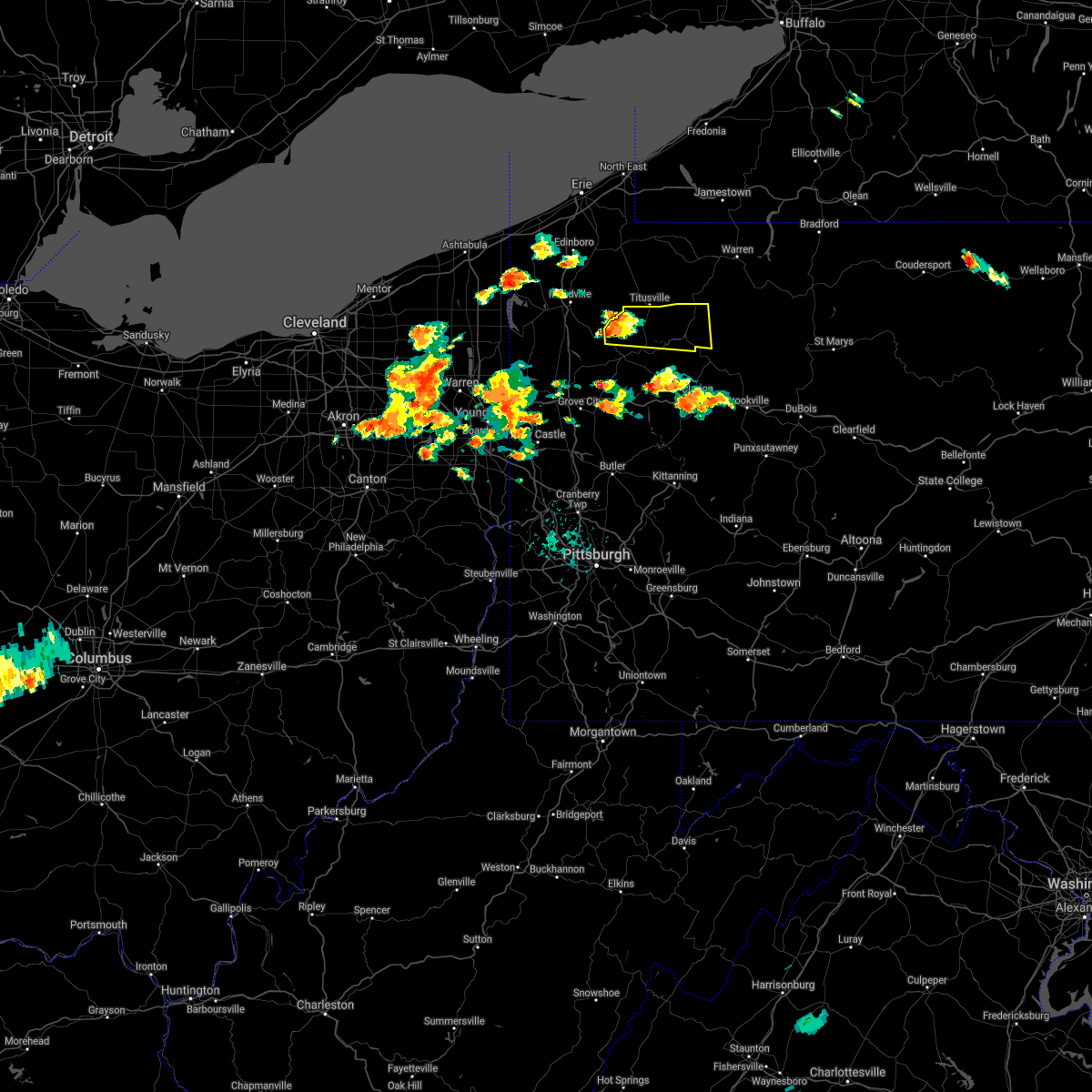 Interactive Hail Maps Hail Map for Cooperstown, PA