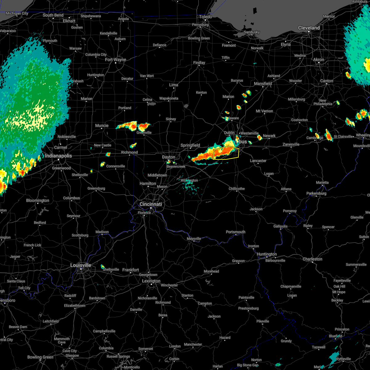 Interactive Hail Maps Hail Map for Darbydale, OH