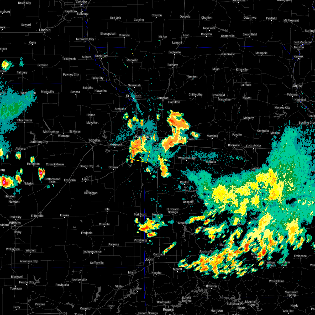 Interactive Hail Maps Hail Map for Overland Park, KS