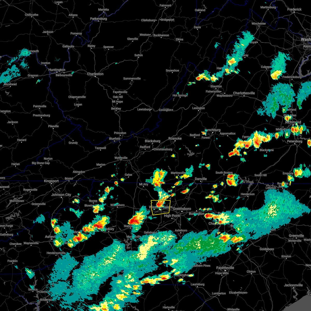Hail Map for WinstonSalem, NC Interactive Hail Maps