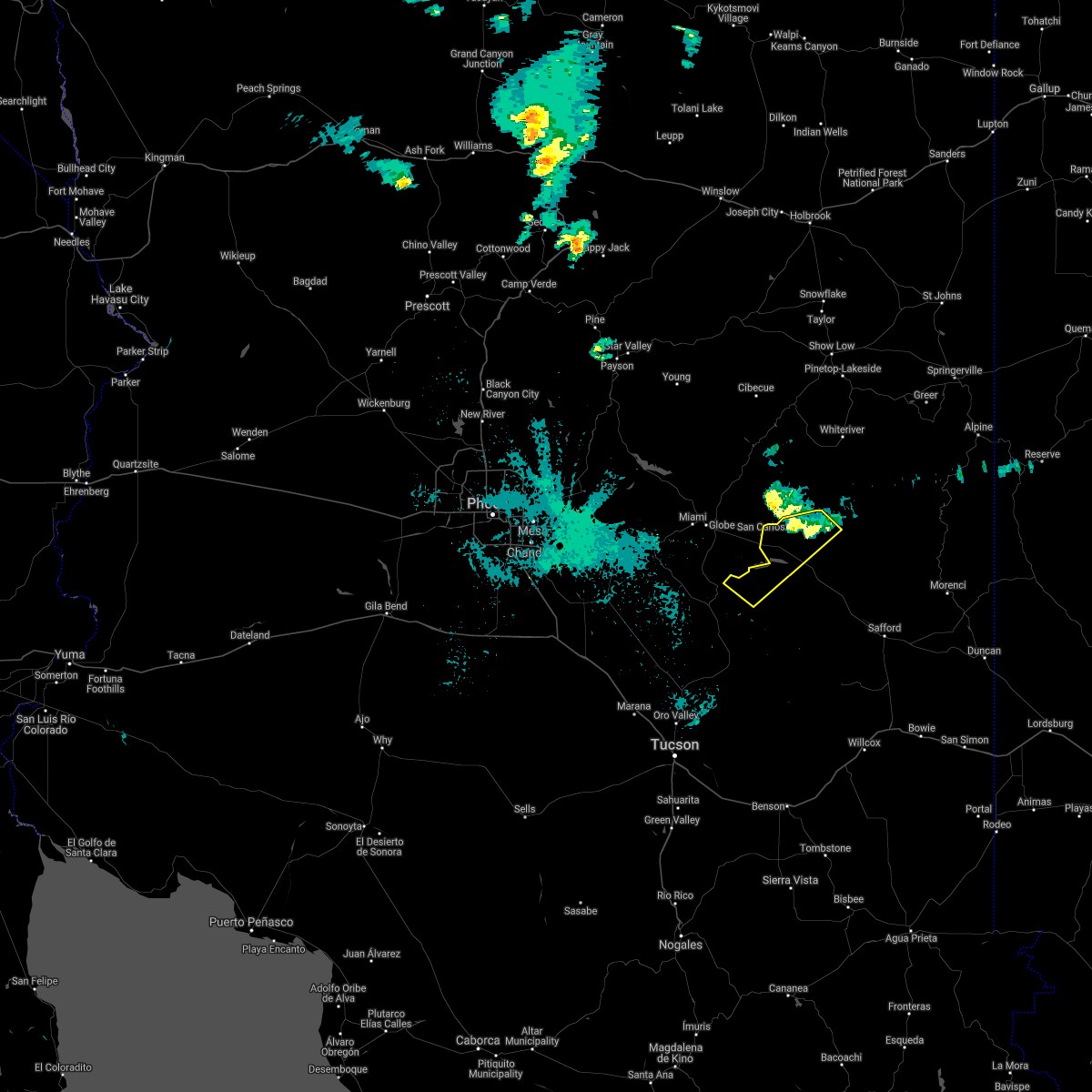 Interactive Hail Maps Hail Map for Peridot, AZ