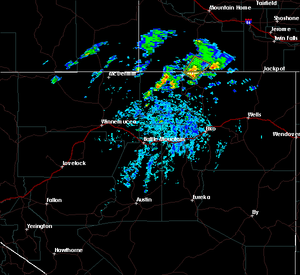 Interactive Hail Maps Hail Map for Owyhee, NV