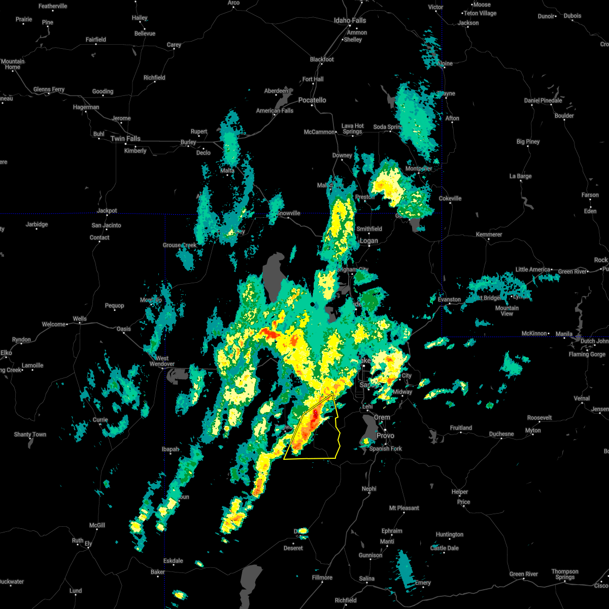 Interactive Hail Maps Hail Map for Rush Valley, UT