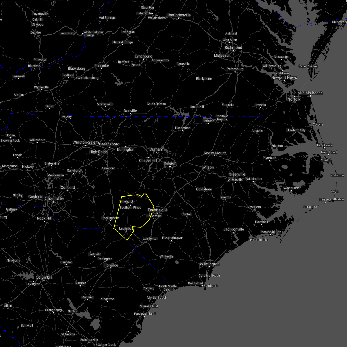 Interactive Hail Maps Hail Map for Cameron, NC