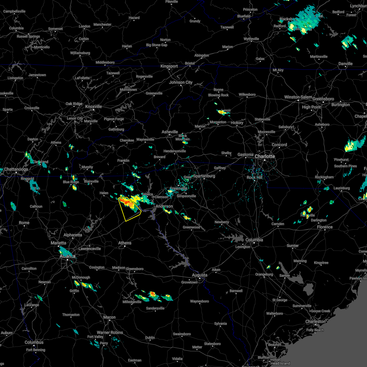 Interactive Hail Maps Hail Map for Carnesville, GA
