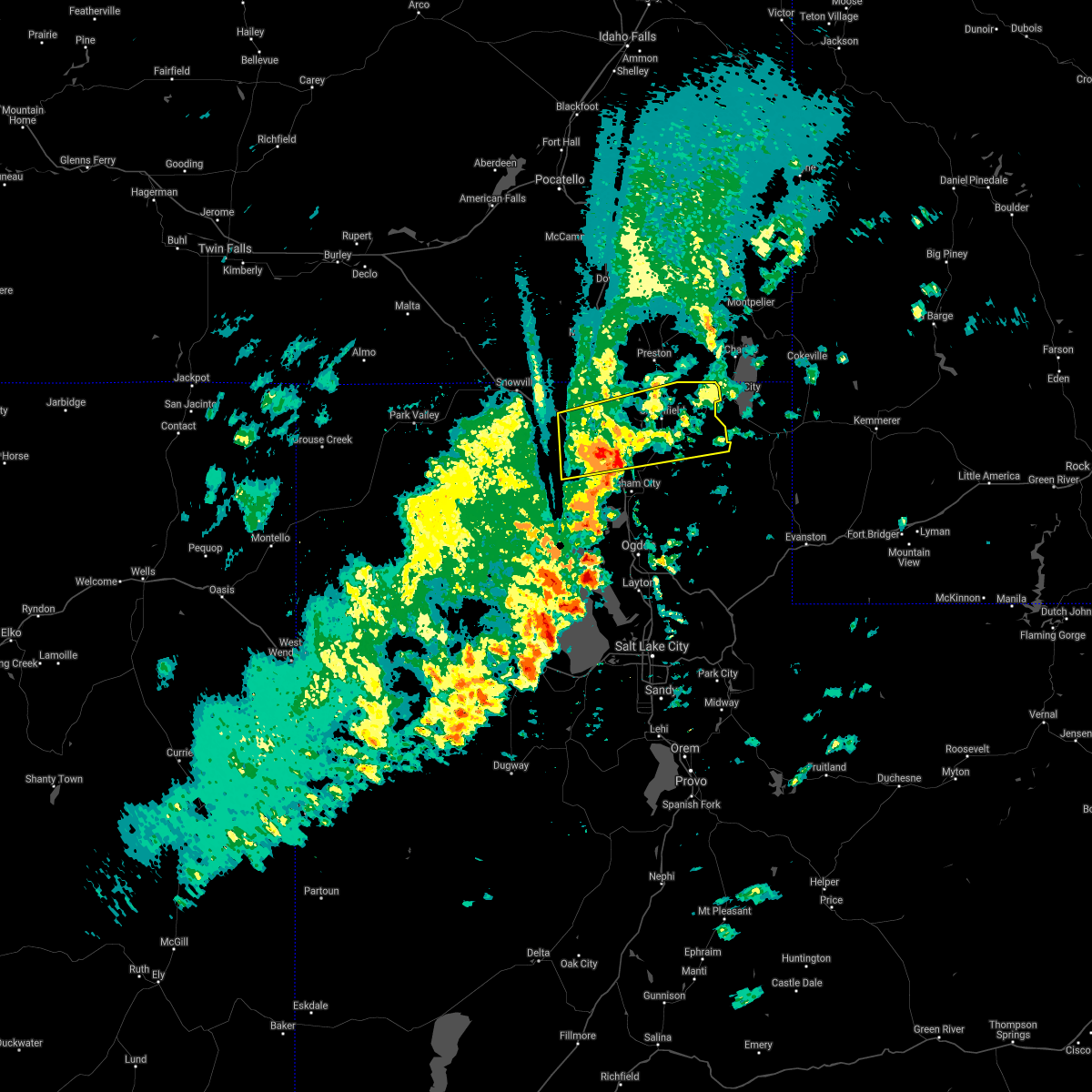 Interactive Hail Maps Hail Map for Smithfield, UT