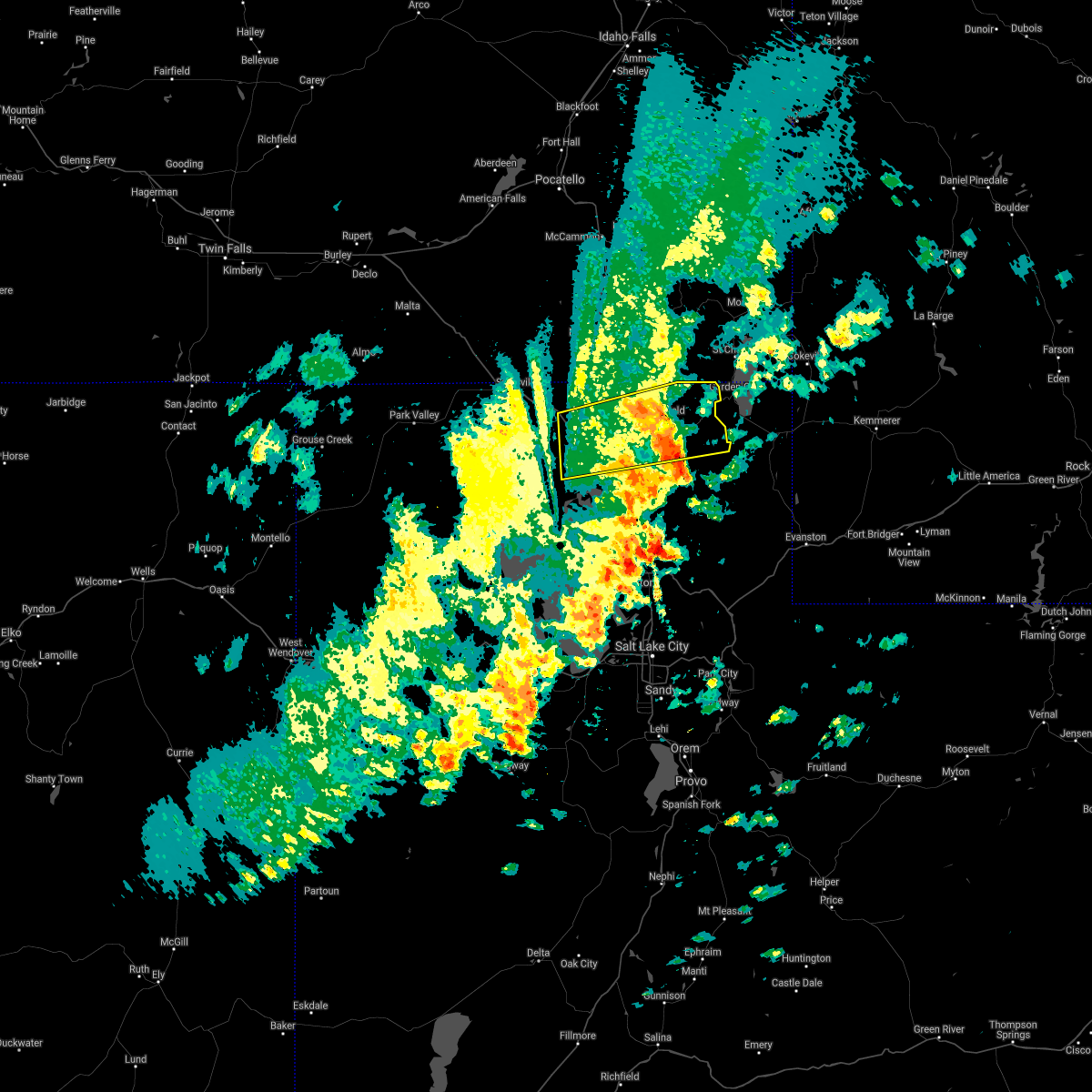Interactive Hail Maps Hail Map for Smithfield, UT