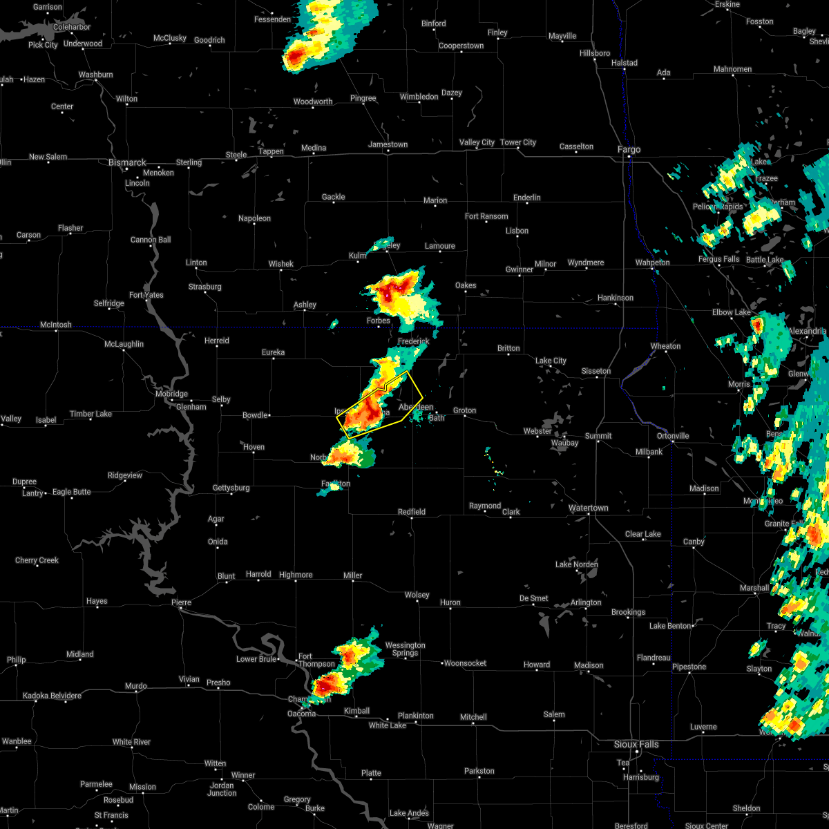 Interactive Hail Maps Hail Map for Ipswich, SD