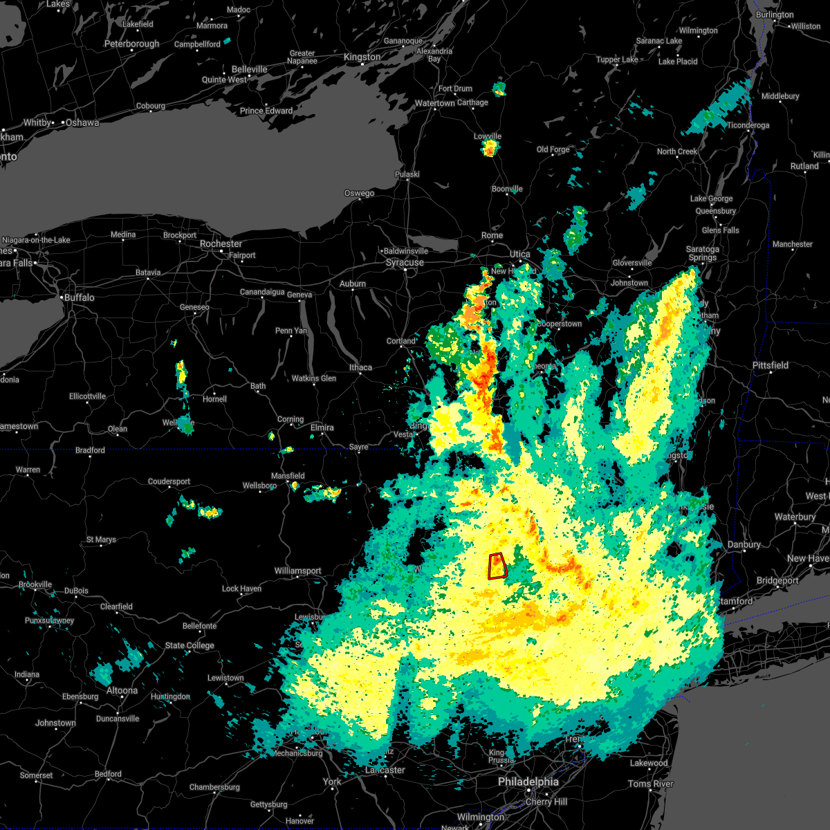 Interactive Hail Maps Hail Map for Pocono Springs, PA