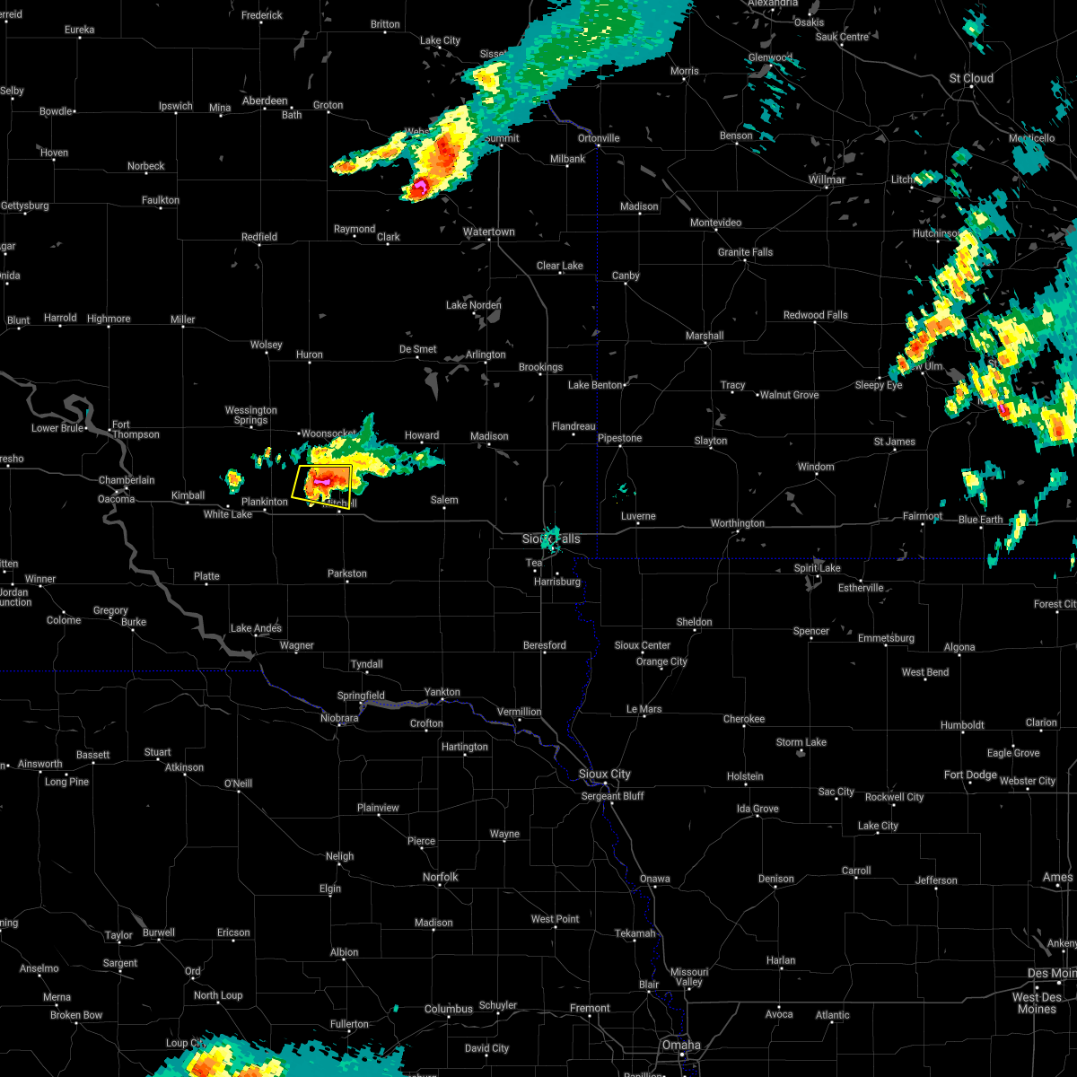 Interactive Hail Maps Hail Map for Loomis, SD