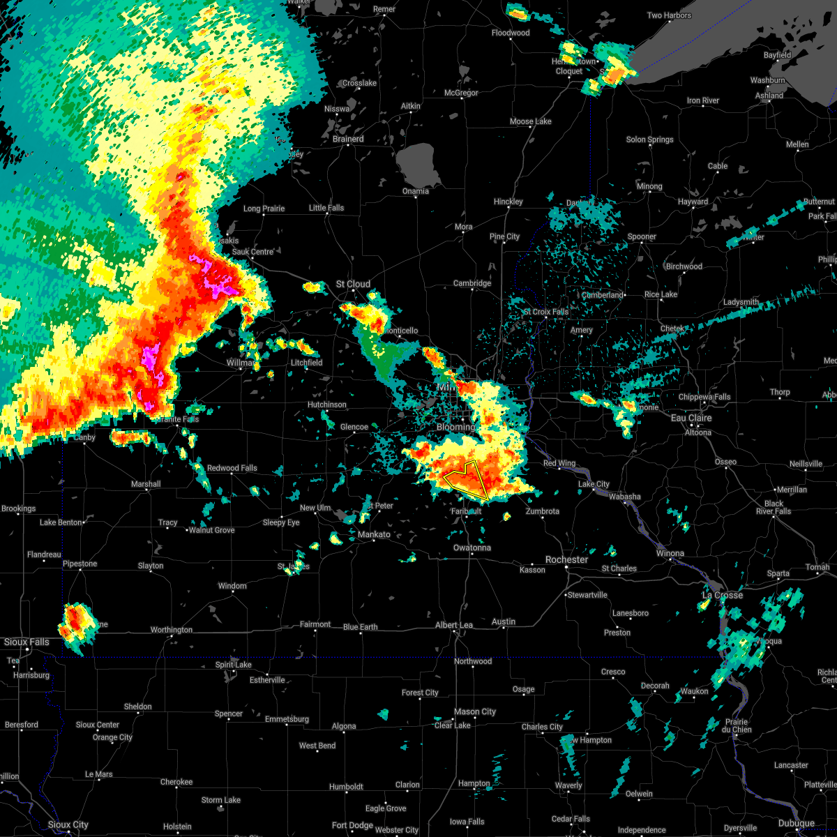 Interactive Hail Maps Hail Map for Dundas, MN