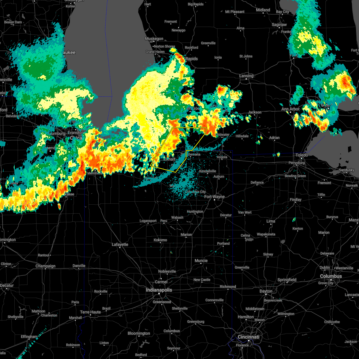 Interactive Hail Maps Hail Map for Marcellus, MI