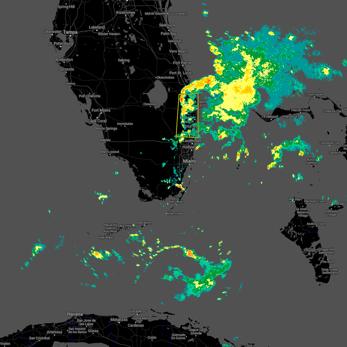 Interactive Hail Maps Hail Map for Boynton Beach, FL