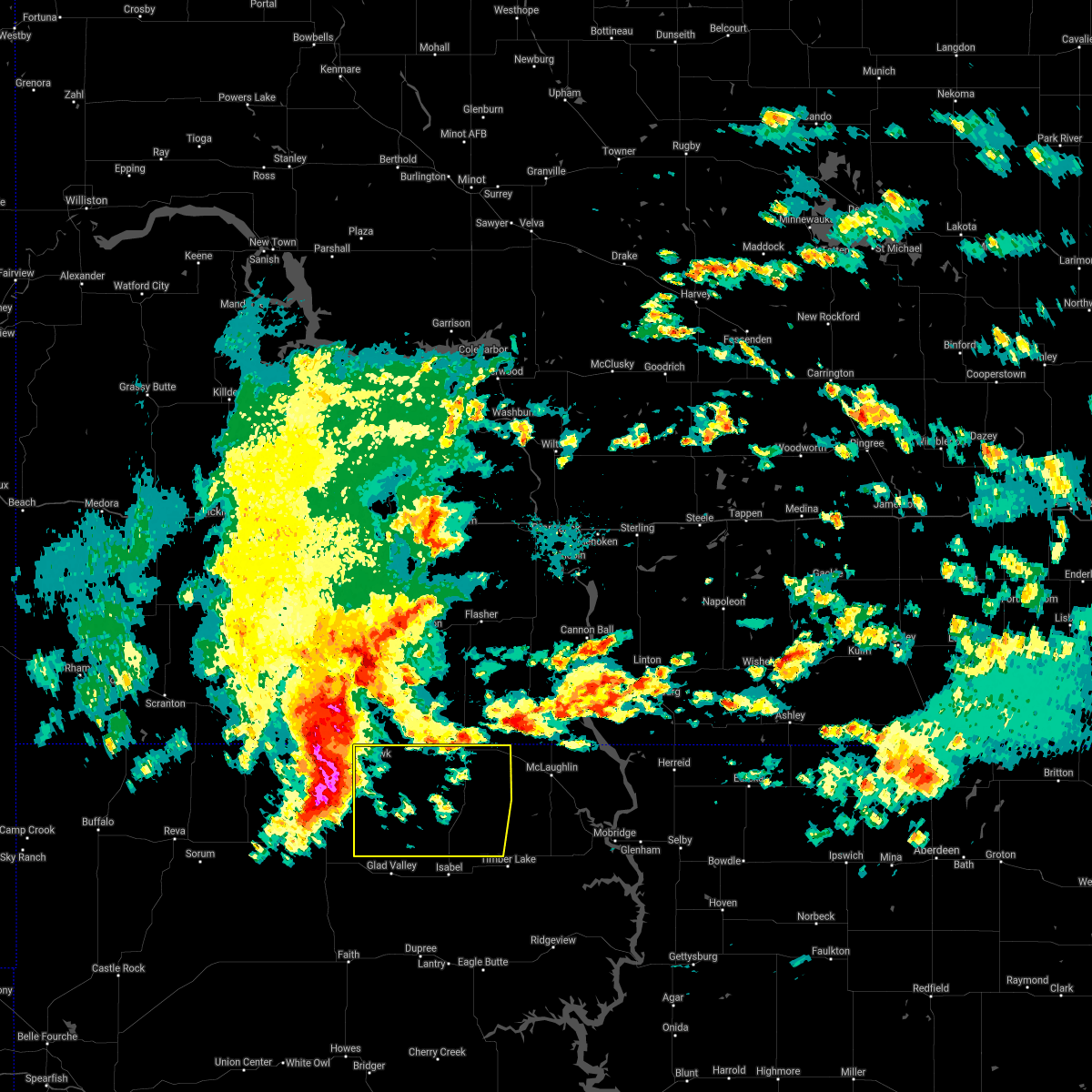 Interactive Hail Maps Hail Map for McIntosh, SD
