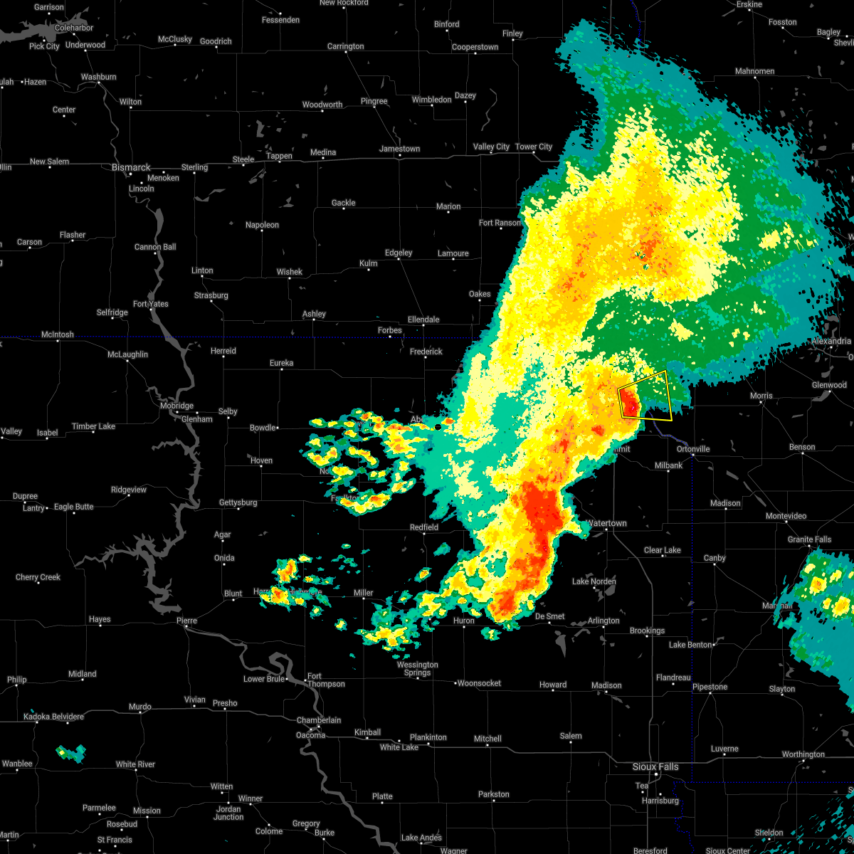 Interactive Hail Maps Hail Map for Sisseton, SD